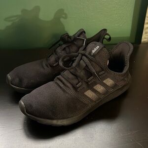 ✨Adidas Cloudfoam Puregreen Black-on-Black Tennis Shoes✨